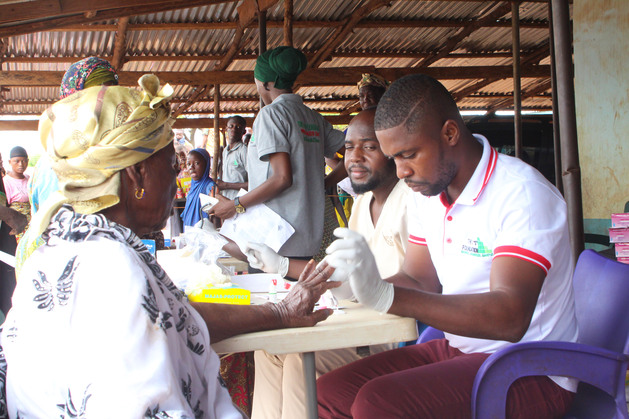medical screening event by Give Basic Needs in Ghana